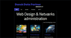 Desktop Screenshot of danskdatapartner.dk